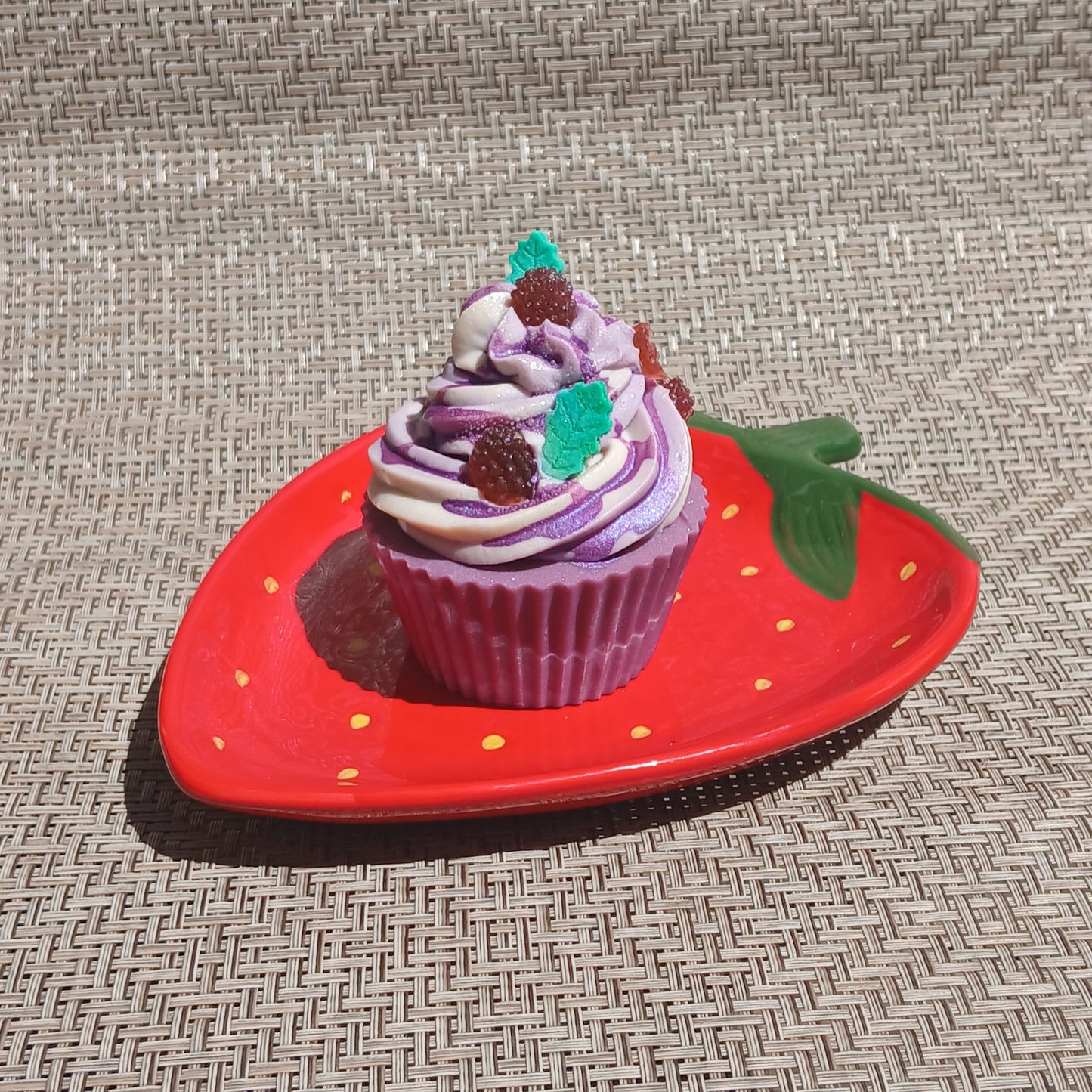 Berries & Cream Soap Cupcake