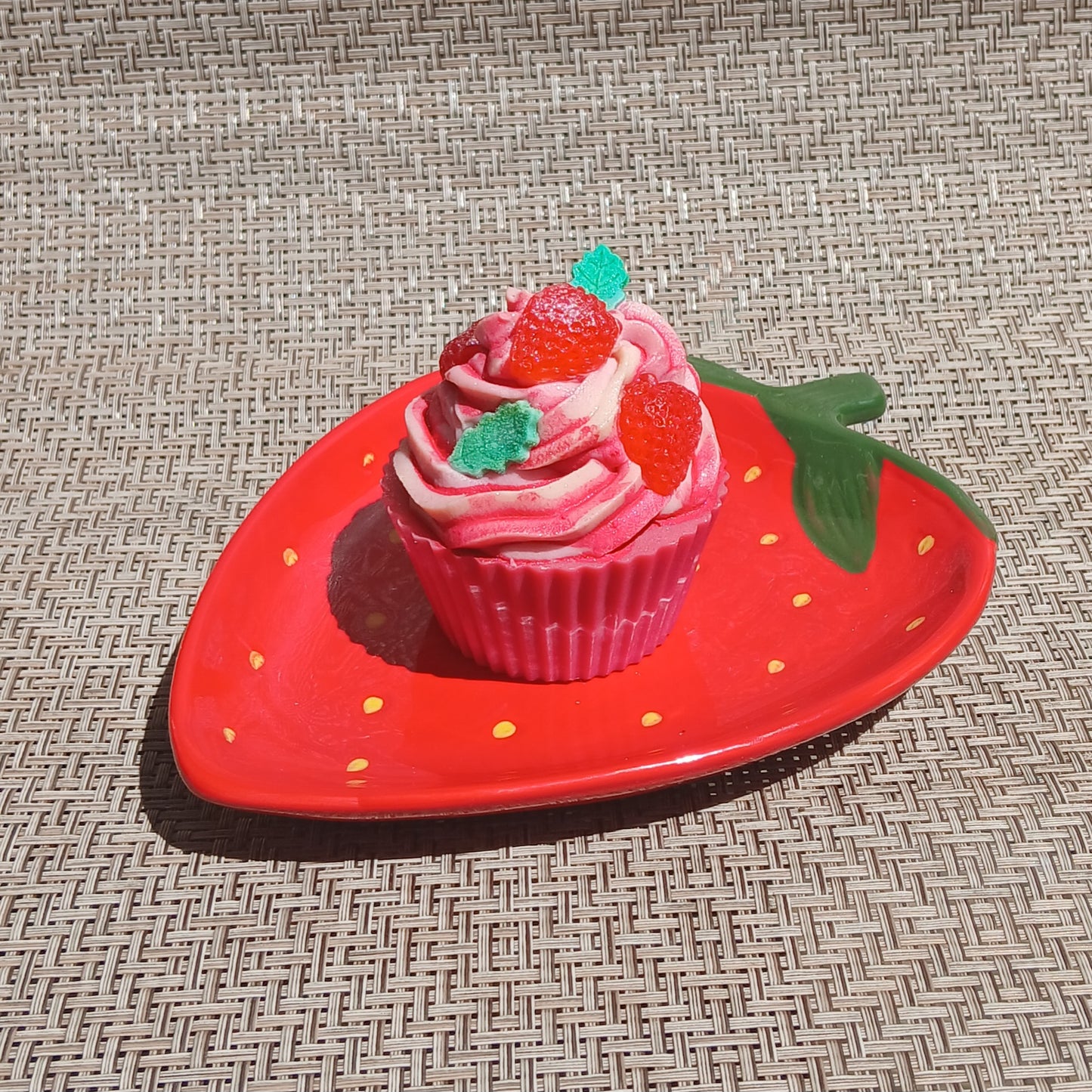 Berries & Cream Soap Cupcake