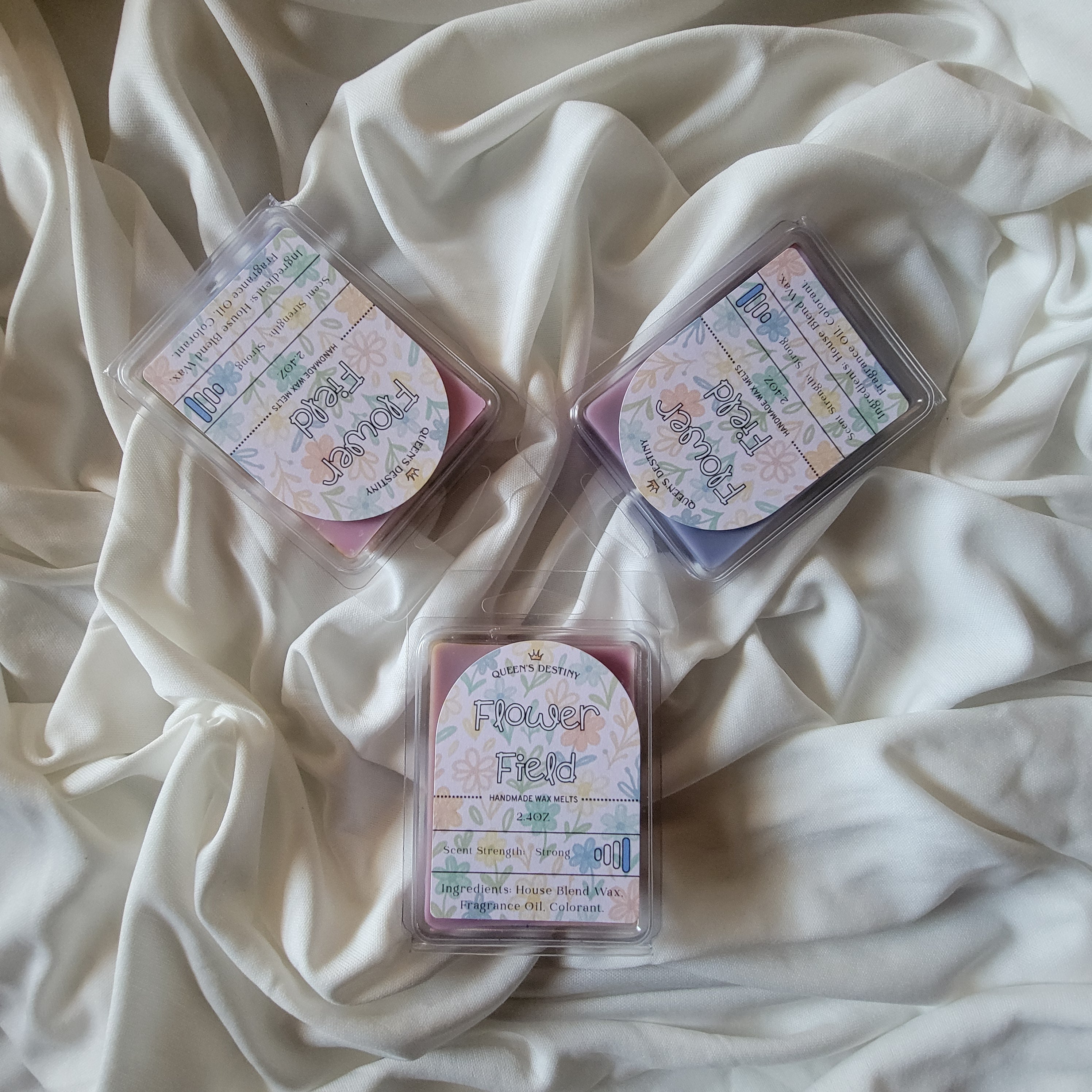 long lasting floral scented wax melt for warmer